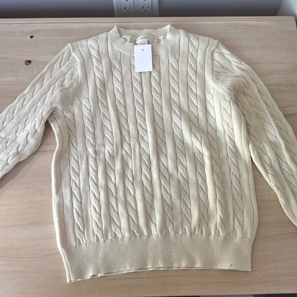 Beige sweater for kids - Picture 1 of 5